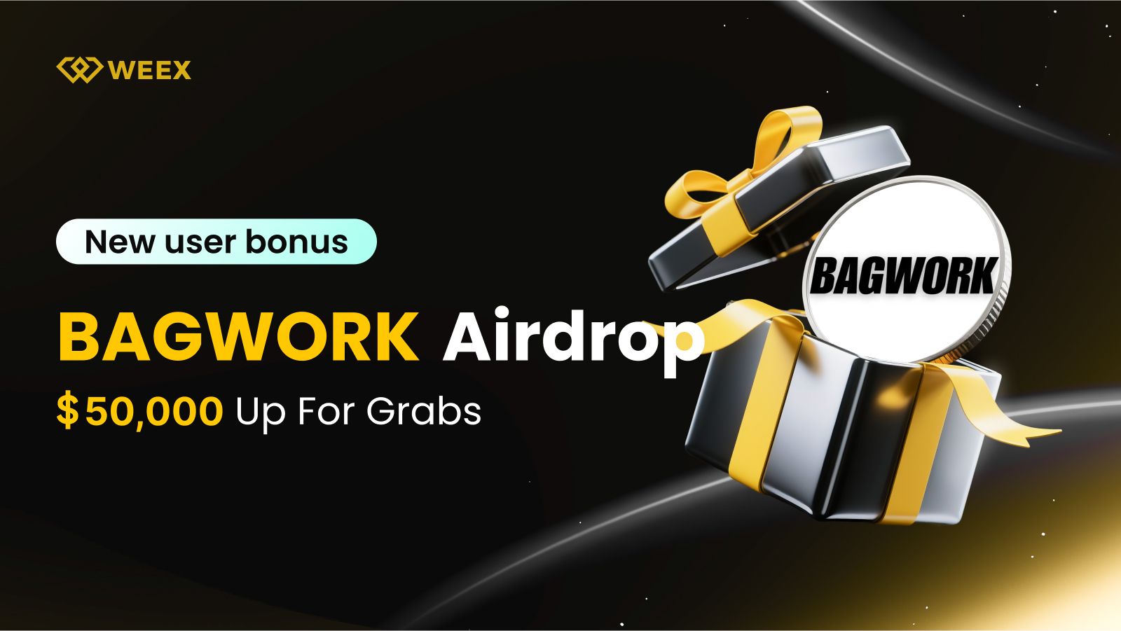 BAGWORK New User Airdrop on WEEX Exchange: Grab 0,000 with 6 Days Left