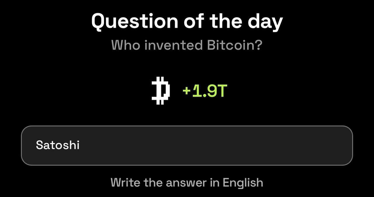 Dropee Question of the Day 18-19 March: Who Invented Bitcoin?