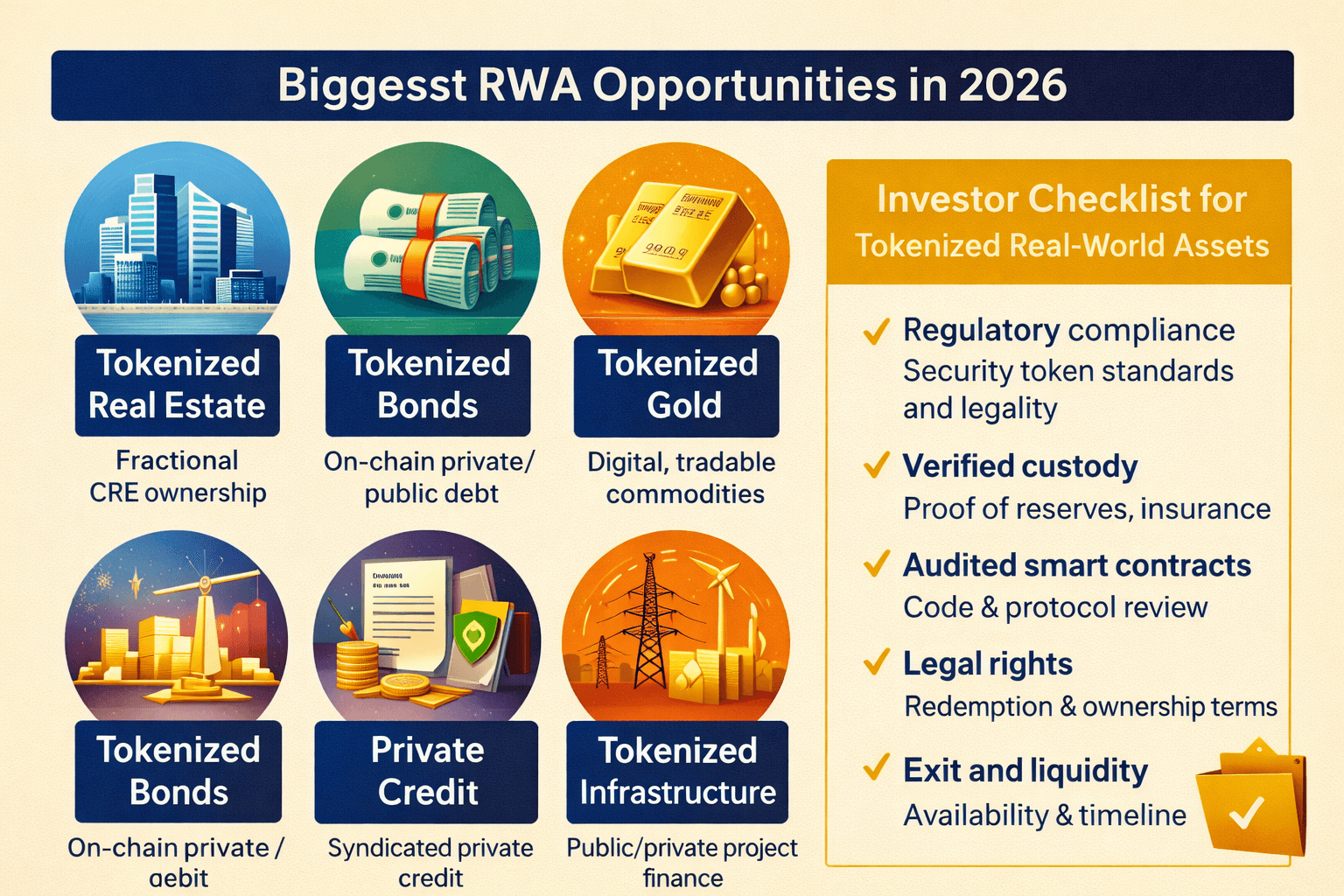什么是 RWA(现实世界资产令牌化)?2026年最大的机遇
