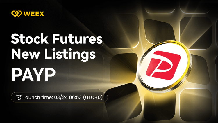 Hợp đồng Vĩnh viễn PAYP USDT được niêm yết trên hợp đồng tương lai WEEX