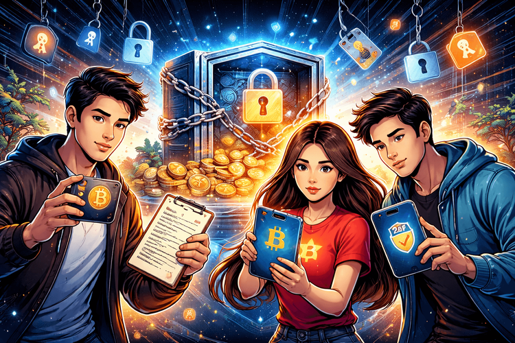 Cách bảo mật ví crypto 2026 cho người mới: bảo vệ seed phrase, 2FA và chống lừa đảo