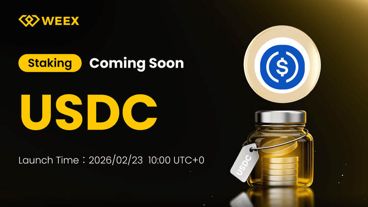 WEEX ra mắt dịch vụ staking USDC: Những điều bạn cần biết