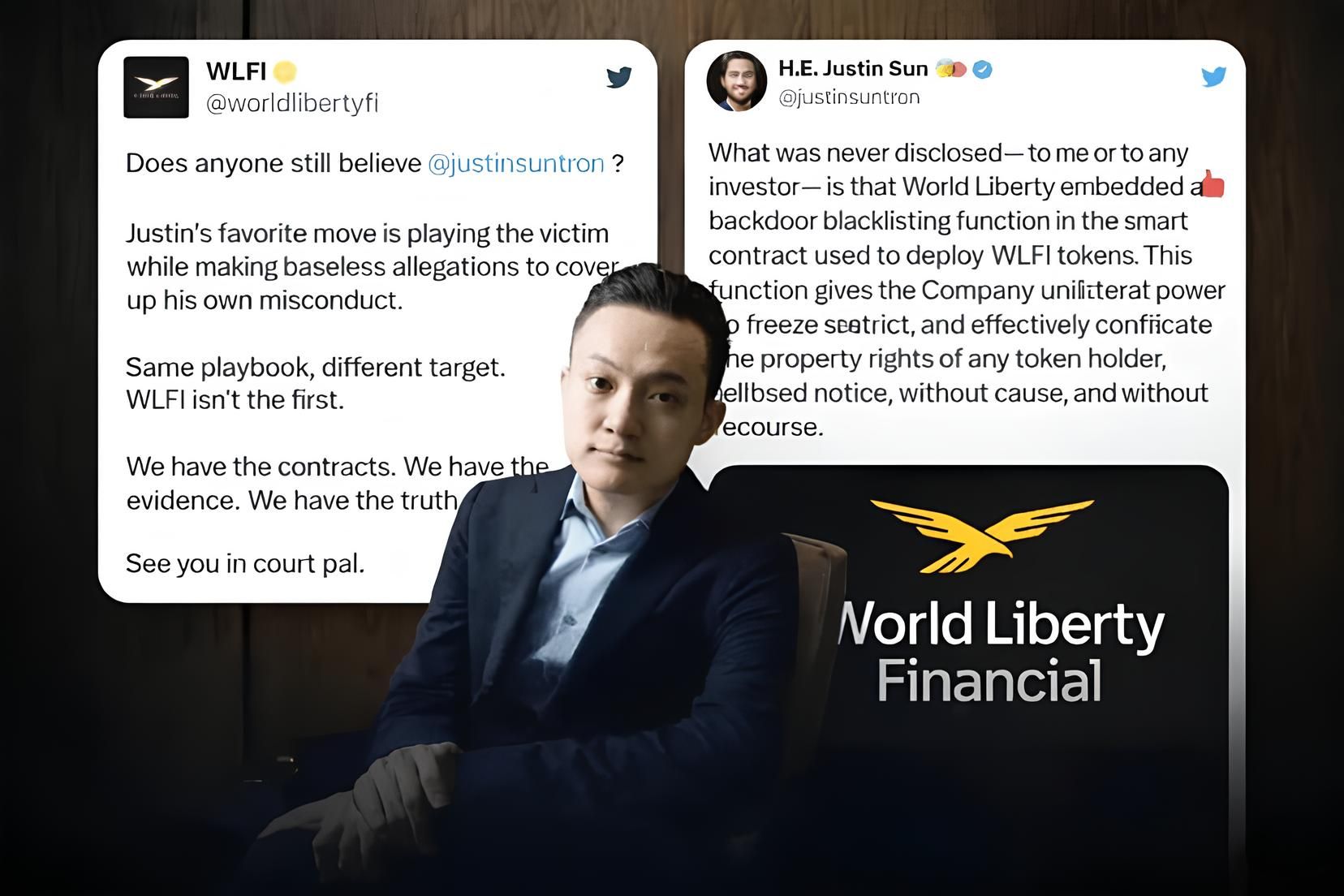 孙宇晨与WLFI因代币冻结指控发生冲突,凸显了DeFi项目中关于黑名单和中心化控制的争议。